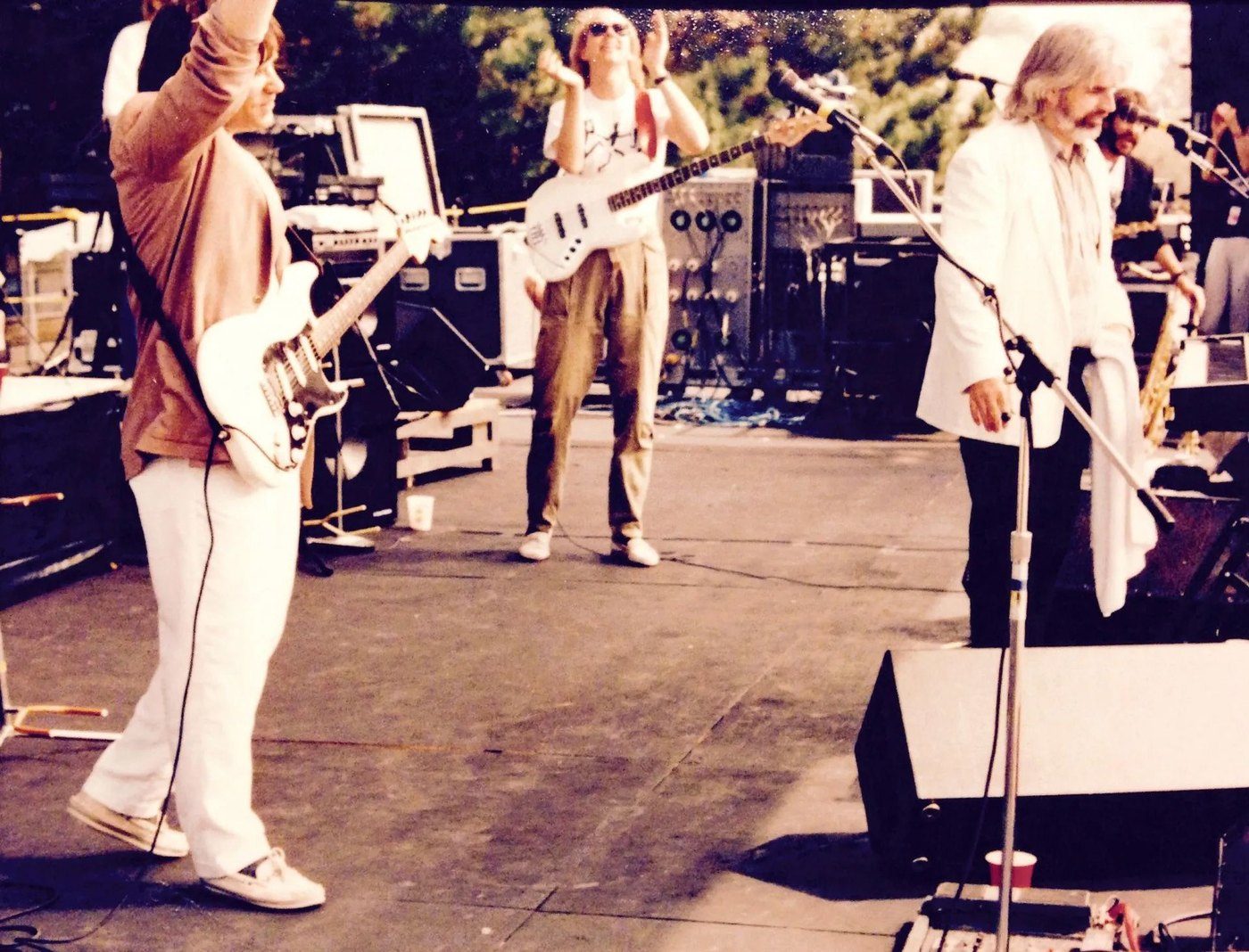 "My first show with Michael McDonald July 3, 1988 in Ventura, CA