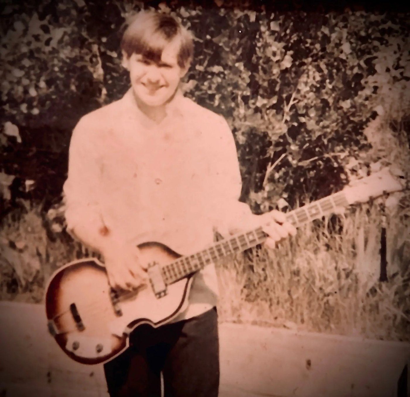 "Playing a fake Hofner at 14 years old