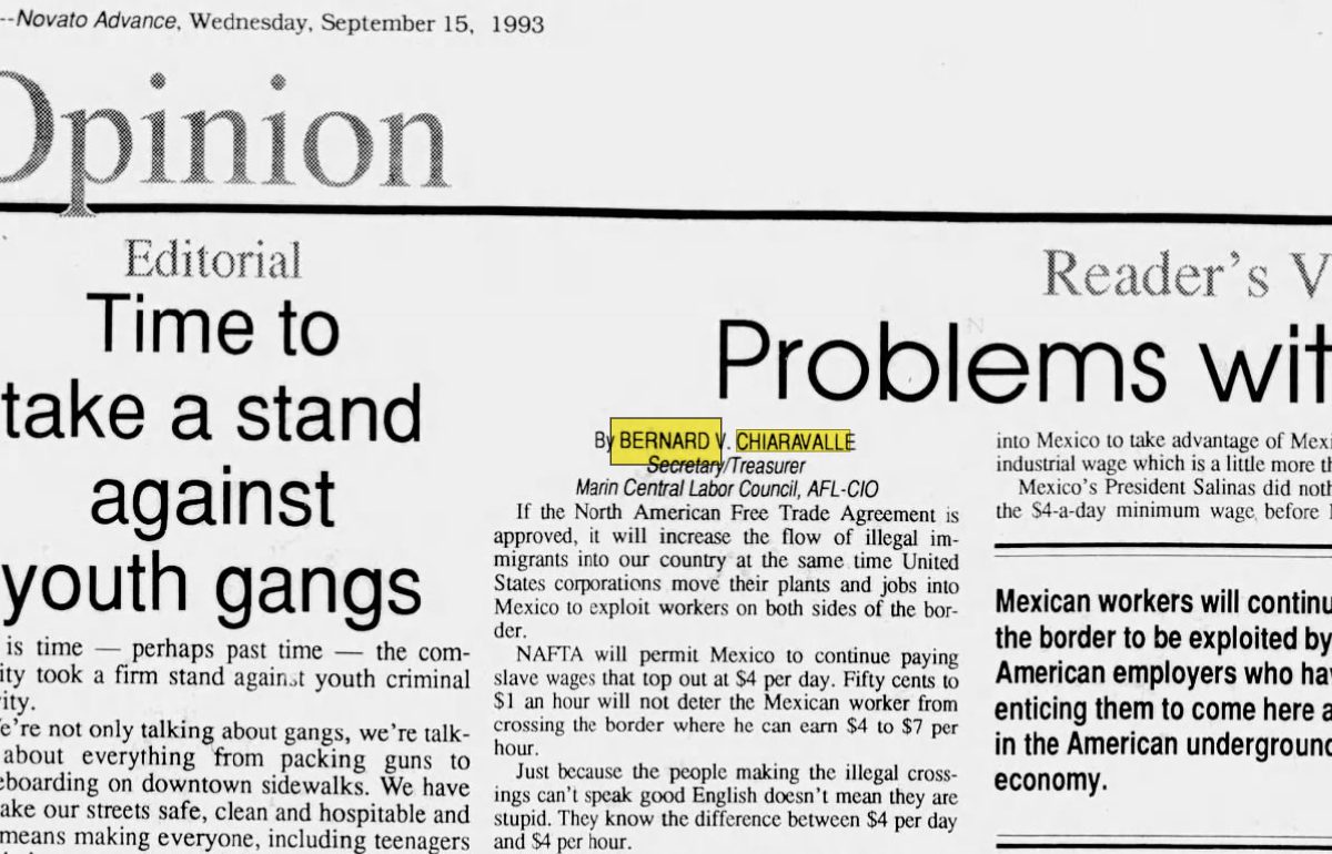 September 1993: "By Bernard V