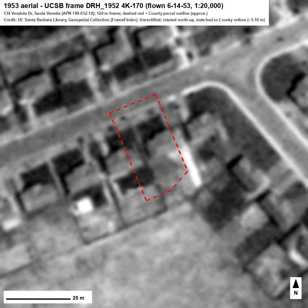 1953 aerial view