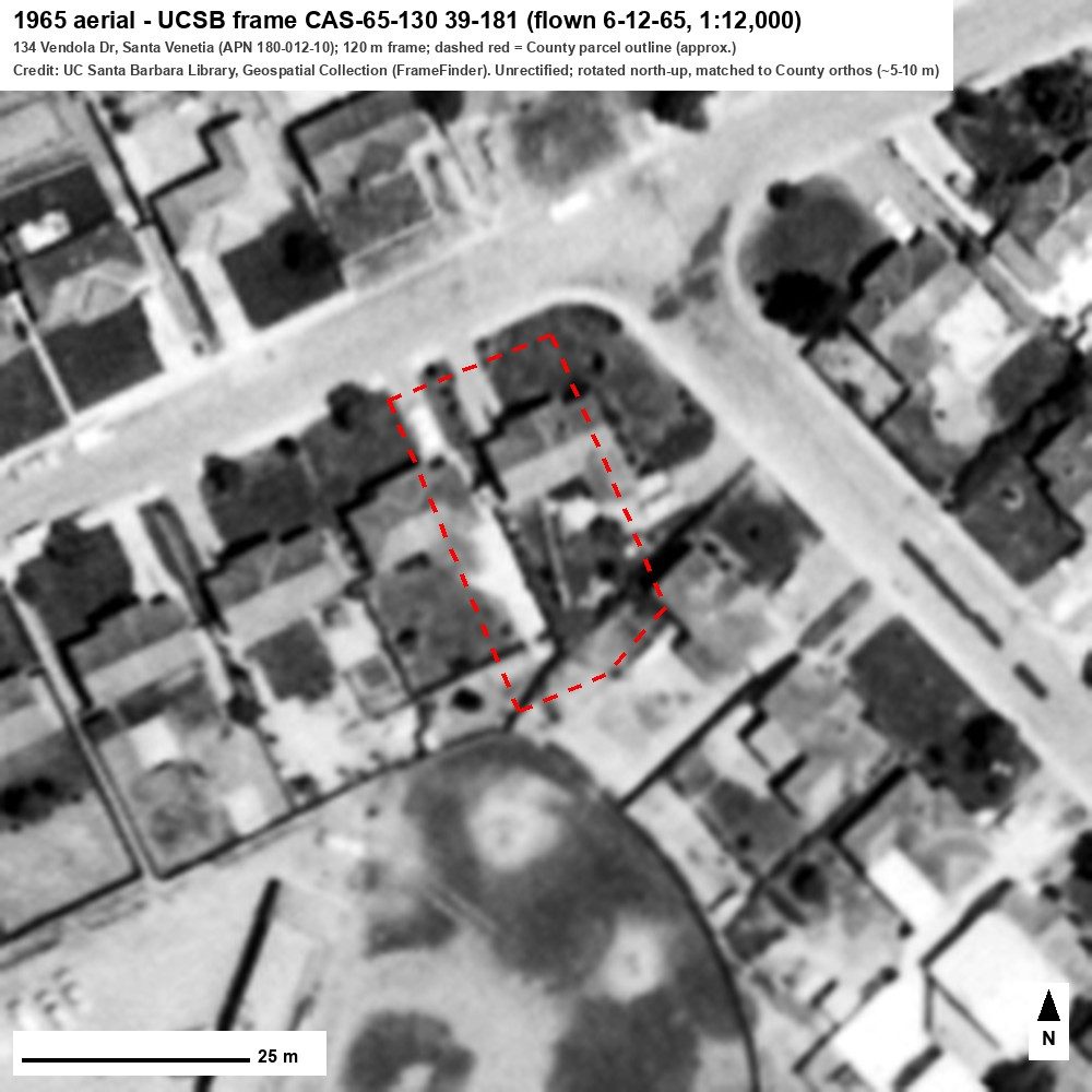 1965 aerial view