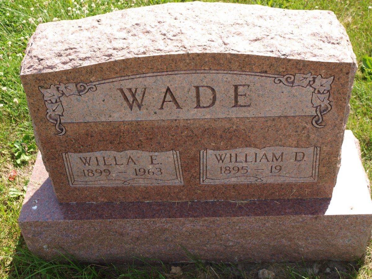 The Wade headstone, St